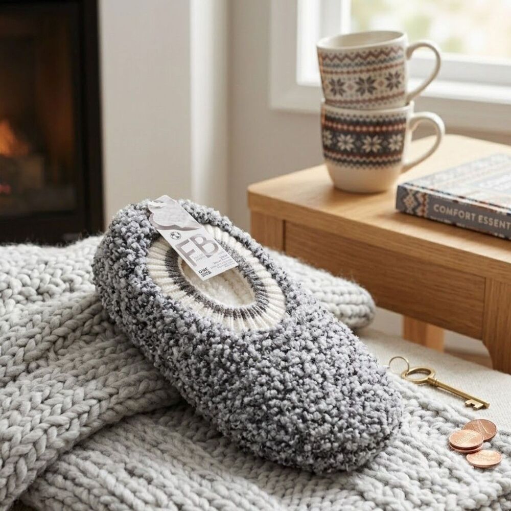 NWT Fuzzy Babba One Size Slipper Socks COZY & FUN Offers Welcome, Fast Shipping